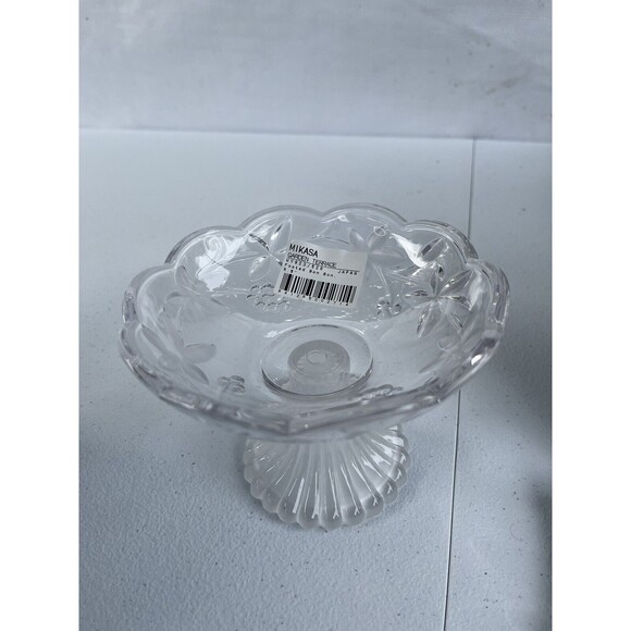 Mikasa Garden Terrace Footed Compote 8.5" VGC - Picture 2 of 2